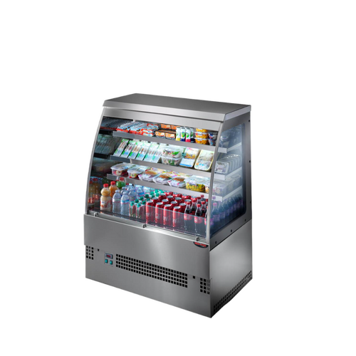 Tecnodom TDEVO-090S - Grab'n Go Self-Serve Curve Display - 1.41m² - TDEVO-090S