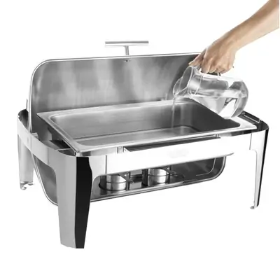 Madrid Deluxe Roll Top Chafer Set GN 1/1 9Ltr - U008