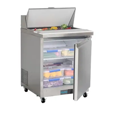 Polar UA009-A U-Series Single Door Mega Top Preperation Counter - UA009-A