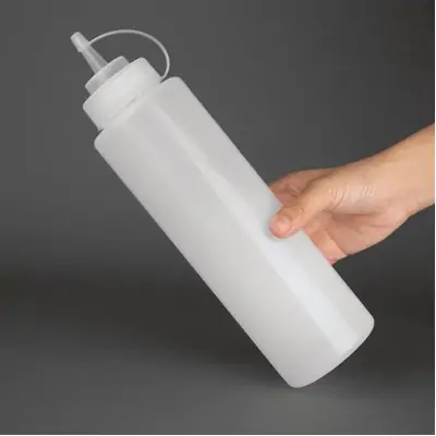 Vogue Squeeze Sauce Bottle Clear 994ml - W832