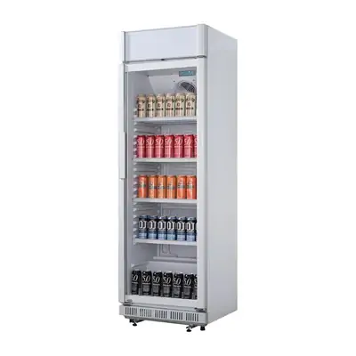 Polar CC064-A C-Series Upright Display Cooler with Light Box 346Ltr - CC064-A