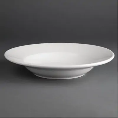 Olympia Athena Rimmed Soup/Pasta Bowl 228mm (Box of 6) - CC214