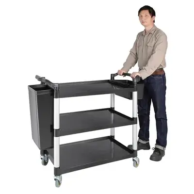 Vogue Polypropylene Large Mobile Trolley 520x1070x960mm - CF102