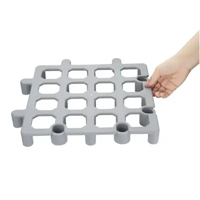 Vogue Dunnage Floor Rack Grey Polypropylene 335x335mm (Box of 2) - CF205
