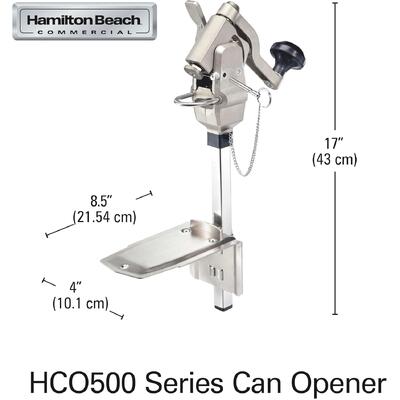 Hamilton Beach COH0500 Heavy Duty Safety Side-Cut Manual Can Opener 430mm - COH0500