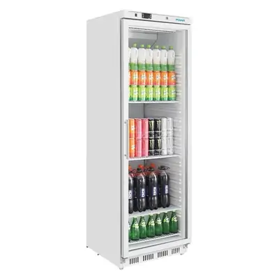 Polar C-Series Upright Display Fridge White 400Ltr - CZ786-A