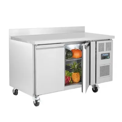Polar DL916-A U-Series 2 Door Counter Freezer with Upstand 282Ltr - DL916-A