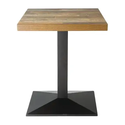 Bolero Pre-Drilled Square Table Top Urban Dark 600mm - DR821