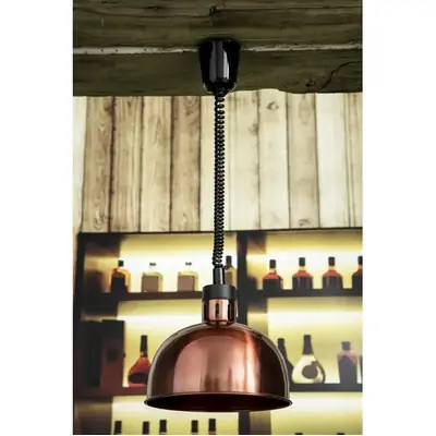 Apuro DY460-A Retractable Dome Heat Shades Copper Finish - DY460-A