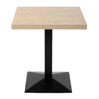 Bolero Pre-drilled Square Table Top Antique Natural 700mm - GR331