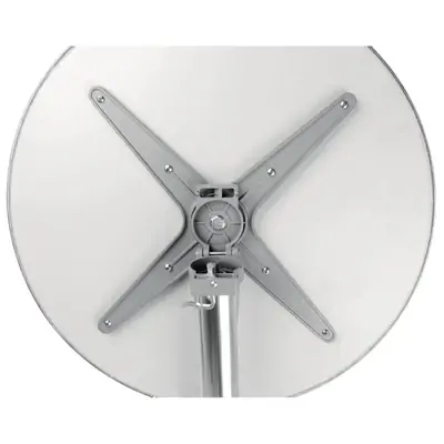 Bolero Flip Top Poseur Table Stainless Steel - GR396