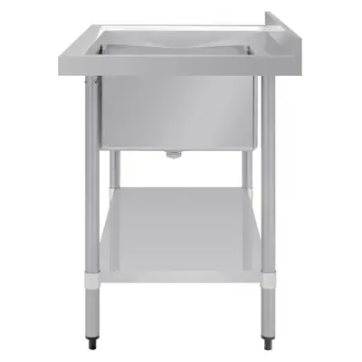 Vogue Single Bowl Sink L/H Drainer (90mm Drain) 1000x700mm - HC913