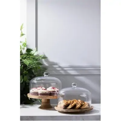 Olympia Cake Stand Mango Wood - 330x120mm - HY757