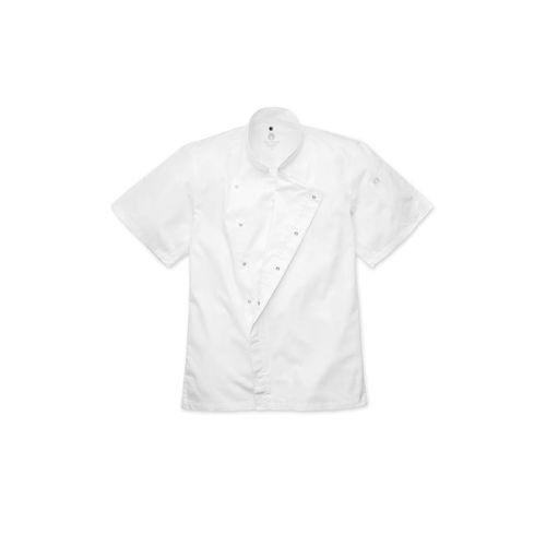 Cannes Press Stud Chef Jacket - White - SSSN-WHT-XXS - SSSN-WHT-XXS