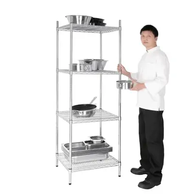 Vogue Tower Display Unit 4 Shelves 1830x610x610mm - U884