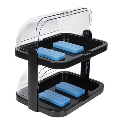 APS Cooling Display Roll Top Double - CB794