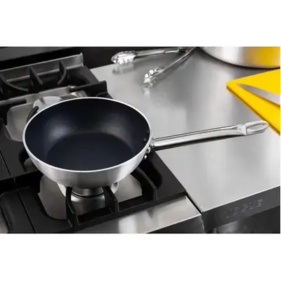 Vogue Non-stick Induction Saute Pan Teflon Platinum Plus 240mm - CB904