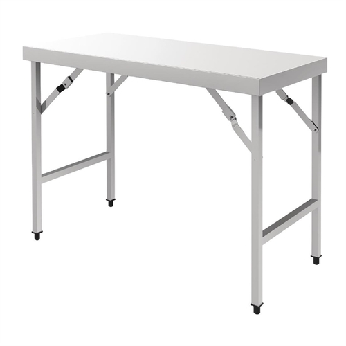 Vogue Stainless Steel Folding Table 1200mm - CB905