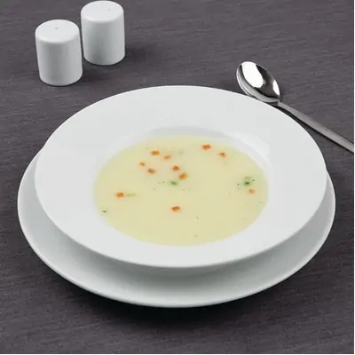 Olympia Athena Rimmed Soup/Pasta Bowl 228mm (Box of 6) - CC214