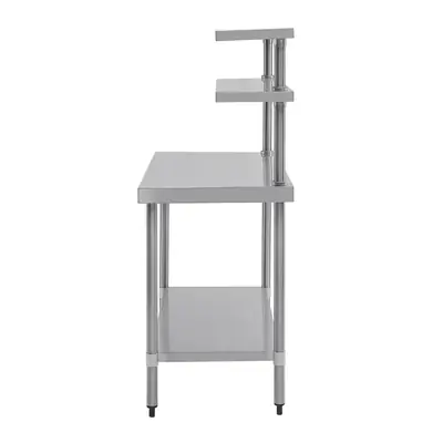 Vogue Table with Gantry Shelf 1500x 1200x600mm - CC359