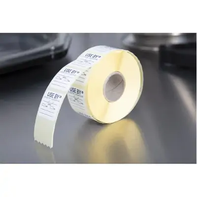 Hygiplas Removable Use By Labels (Roll of 1000) - E150