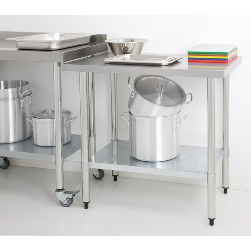 Vogue Stainless Steel Prep Table - 1200 x 700 x 900mm - GJ502