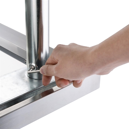 Vogue Stainless Steel Prep Table 1500x700x900mm - GJ503