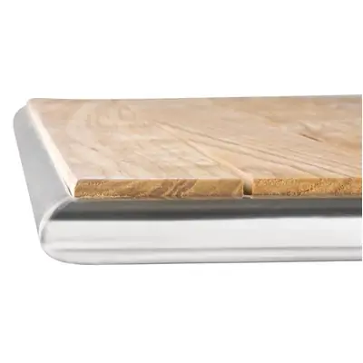 Bolero Ash Flip Top Square Bistro Table 600mm - GK991