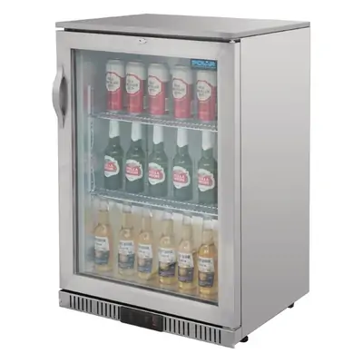 Polar GL007-A G-Series Counter Back Bar Cooler with Hinged Door Stainless Steel 138Ltr - GL007-A