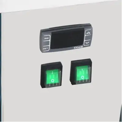 Polar U-Series UA058-A 6 Pan Ice Cream Serve Over Display Freezer - UA058-A