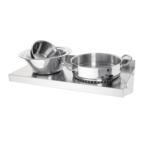 Vogue Stainless Steel Kitchen Shelf 600x300mm - Y749