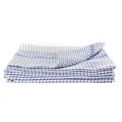Vogue Wonderdry Tea Towels Blue 760x510mm (Pack of 10) - CC596