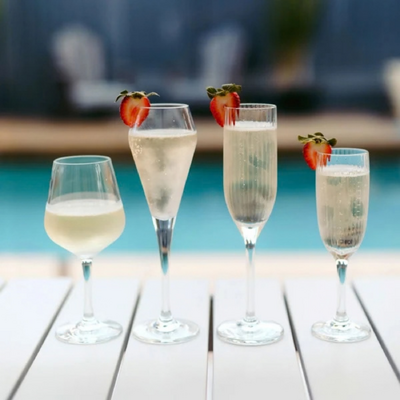 D-Still Sip Easy Polycarbonate Prosecco 200ml (Box of 4) - DSX059