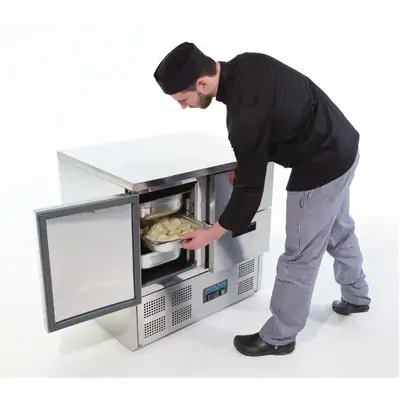 Polar U637-A G-Series 2 Drawer Counter Fridge 240Ltr - U637-A