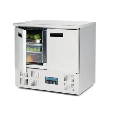 Polar U636-A G-Series Double Door Counter Fridge 240Ltr - U636-A