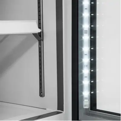 Polar GH507-A G-Series 2 Door Upright Display Freezer 920Ltr White - GH507-A