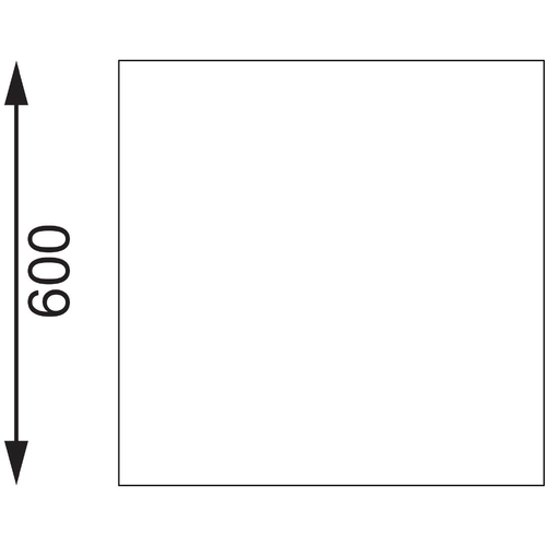 Vogue Stainless Steel Prep Table - 600 x 600 x 900mm - T389