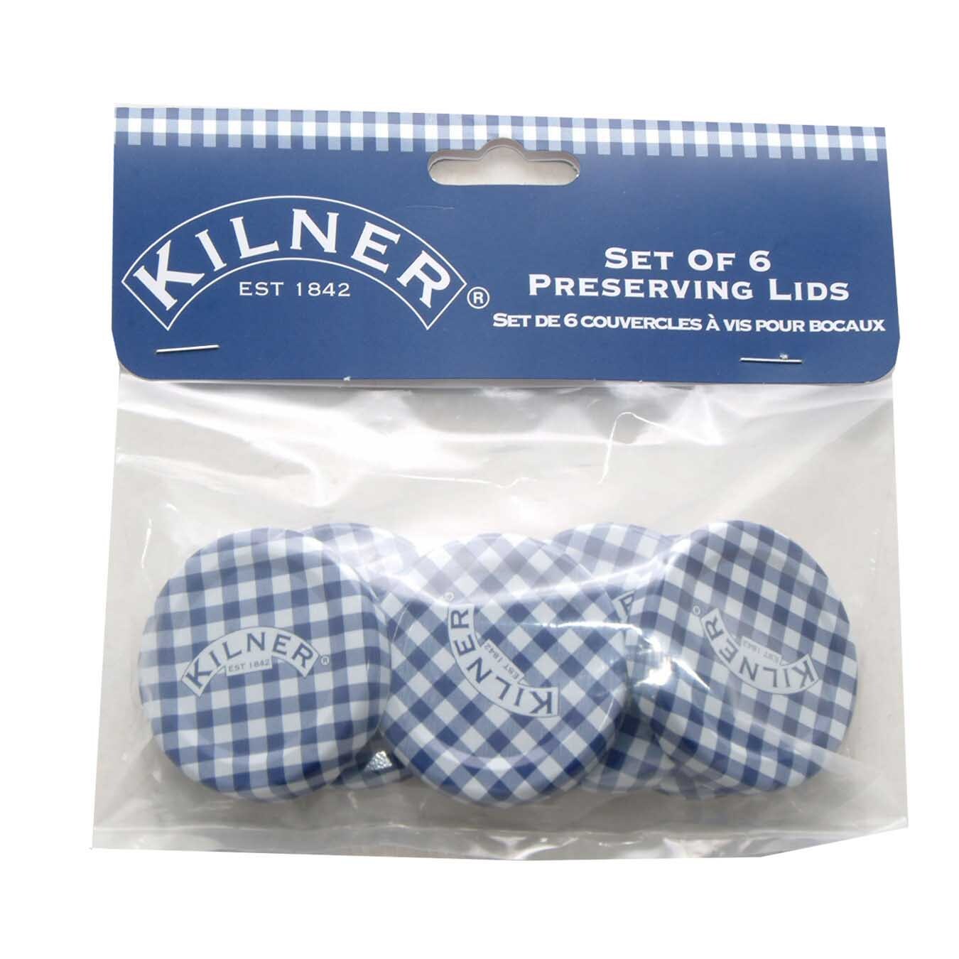 Kilner Twist Top Lids 6 Piece Set 70mm