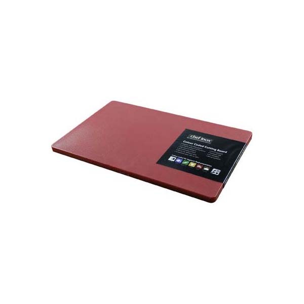 Chef Inox Cutting Board-PP GN 1/1 530x325x20mm RED