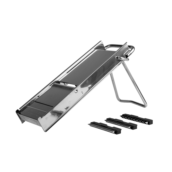 Matfer Bourgeat Mandoline Stainless Steel W/Blades With Pusher