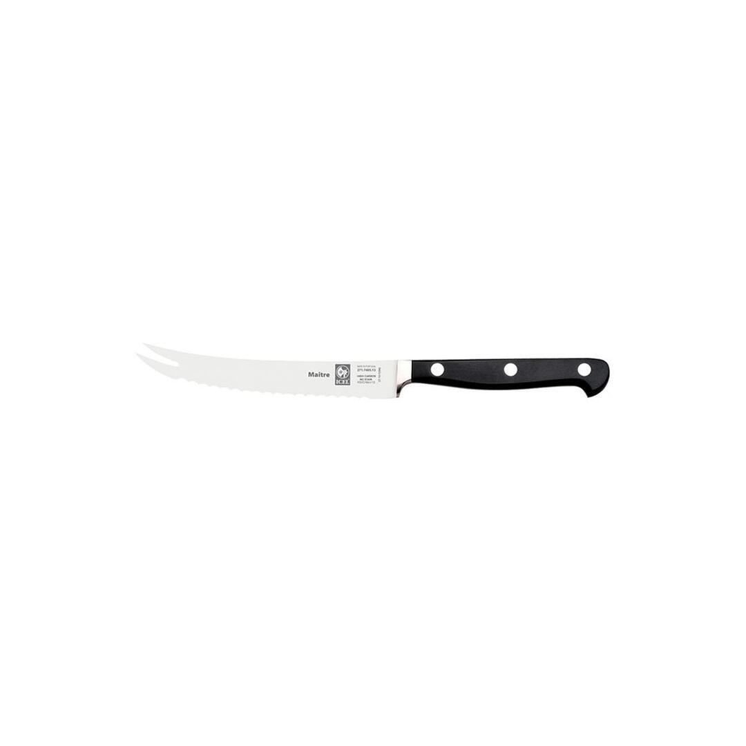 Icel Tomato/Cheese Knife 130mm Black