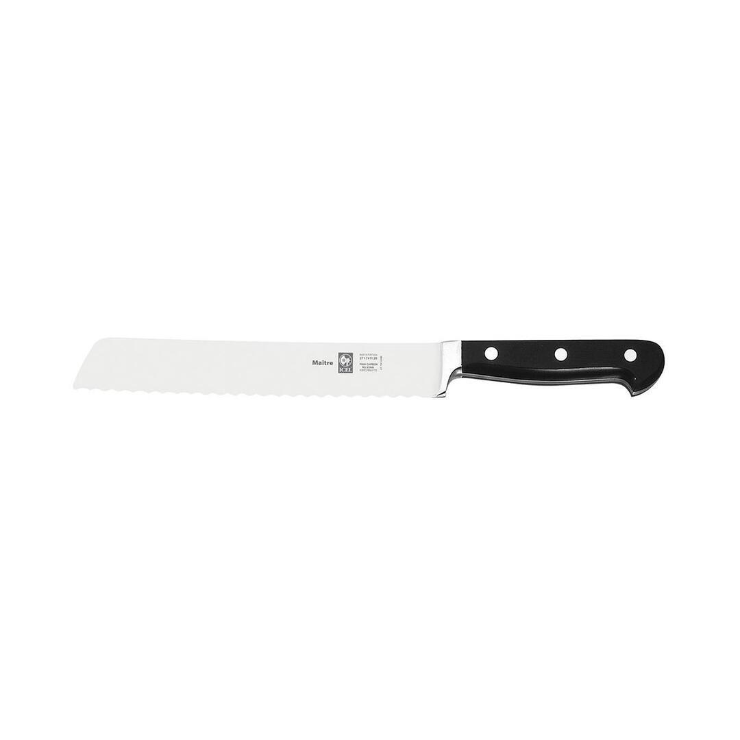 Icel Bread Knife 200mm Black