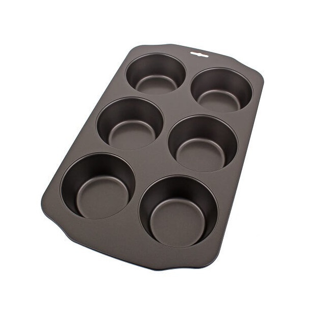 Daily Bake Professional NonStick 6 Cup Jumbo Muffin Pan