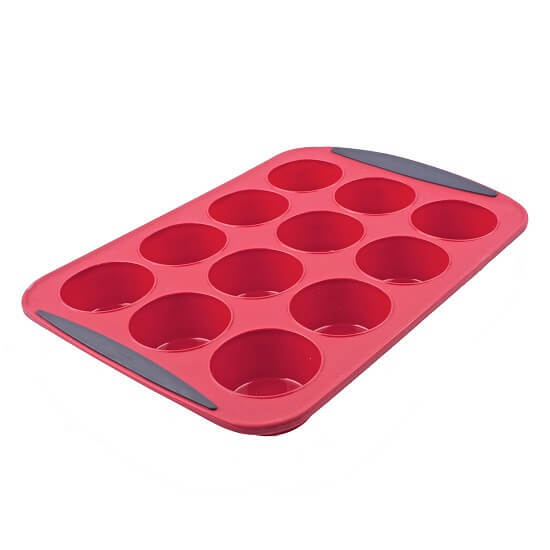 Daily Bake Silicone 12 Cup Muffin Pan