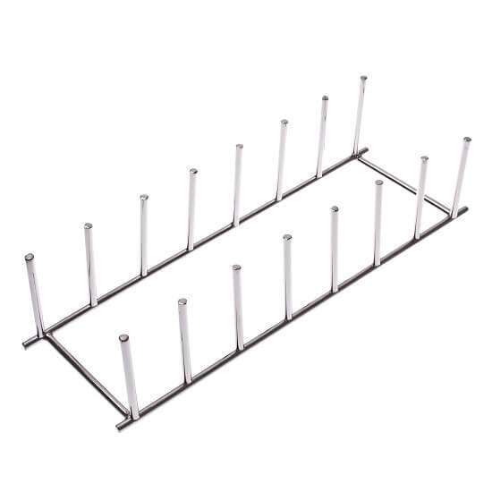 Entrée Plate Rack 34 x 10.5 x 8cm - Chrome