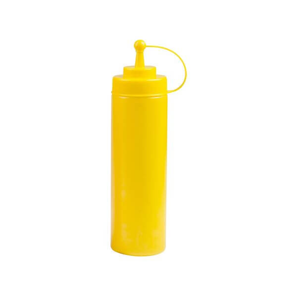 Squeeze Bottle - Wide Mouth With Cap 720ml Yellow  - 45124-Y