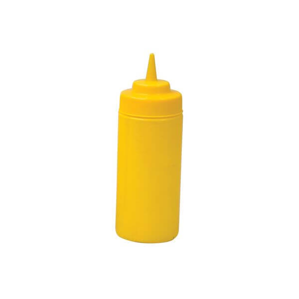 Squeeze Bottle - Wide Mouth 480ml Yellow  - 45285
