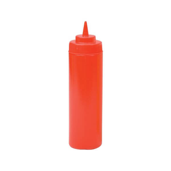 Squeeze Bottle - Wide Mouth 720ml Red (Box of 12)