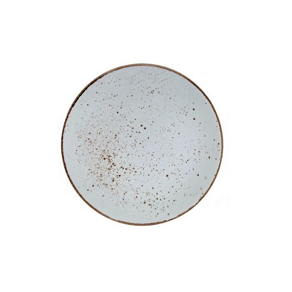 Wellington Plate Round Coupe 290mm Rustic White - 9935-WHT