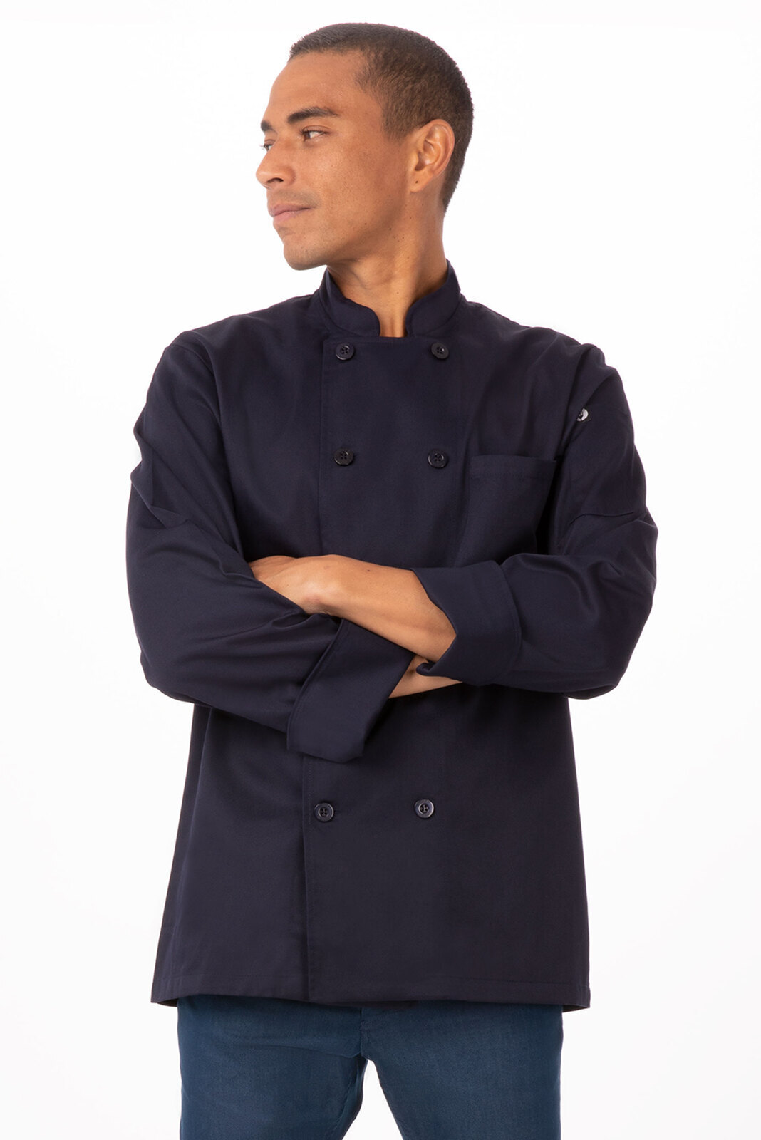 Chef Works Torino Navy Chef Jacket CCBANAV